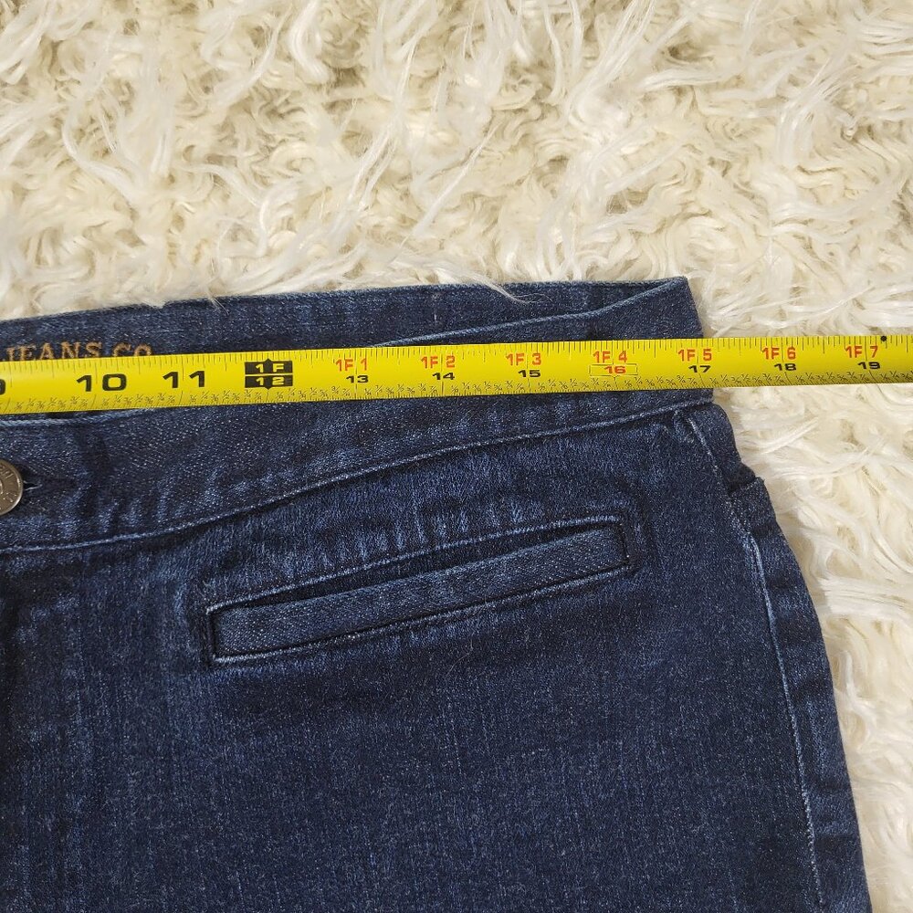 Lauren Jeans Co. by Ralph Lauren Classic Straight Leg Denim Jeans - Size 12 - Picture 8 of 13